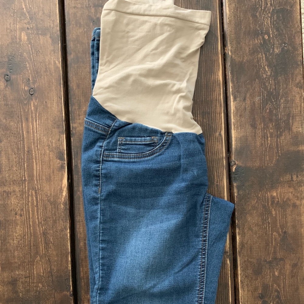 Full panel maternity jeans